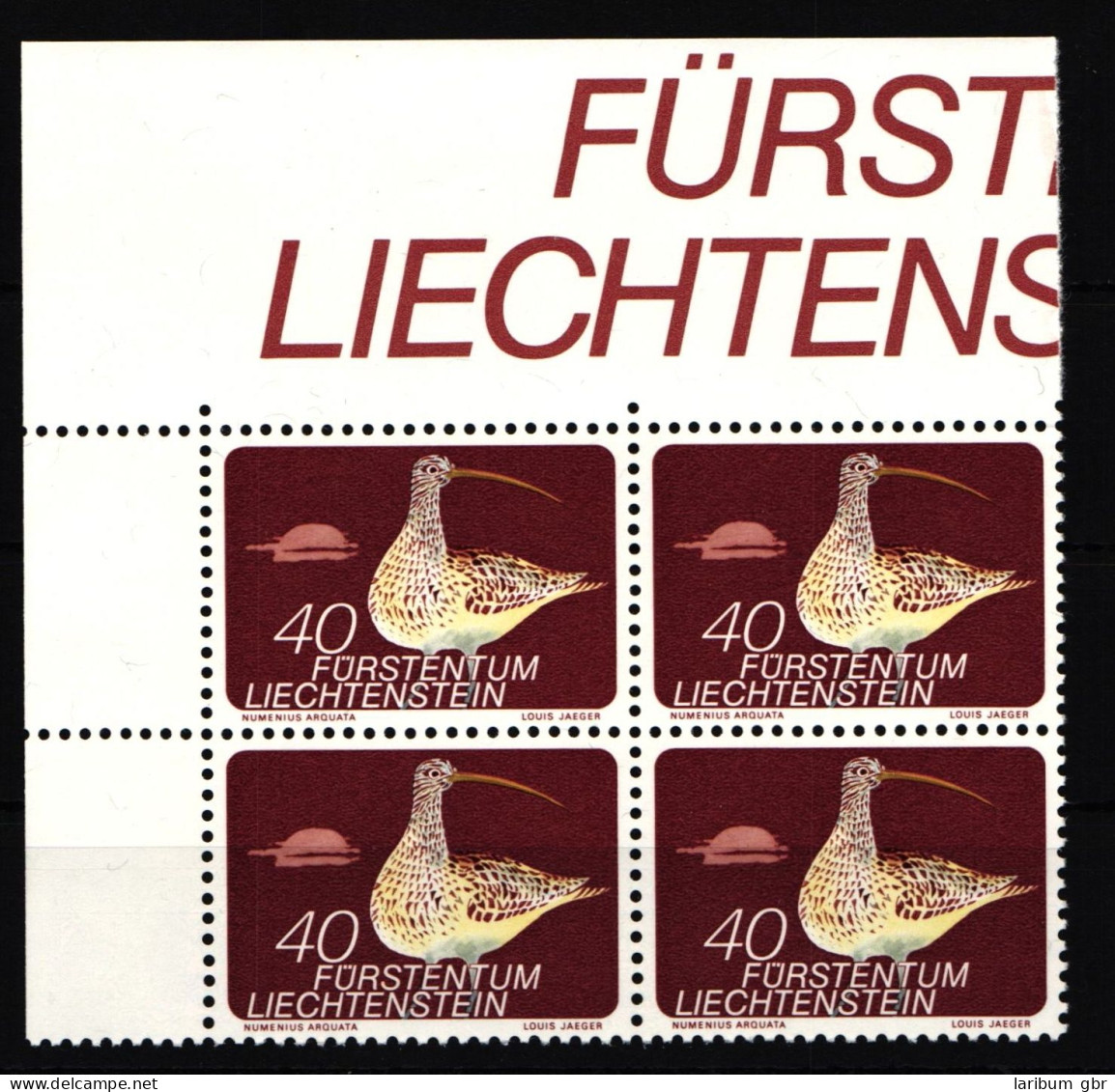 Liechtenstein 592 Postfrisch Als 4er Einheit #JJ128 - Other & Unclassified