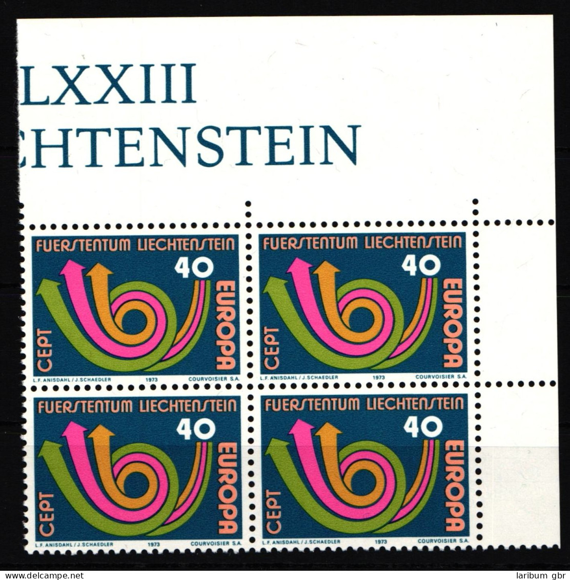 Liechtenstein 580 Postfrisch Als 4er Einheit #JJ251 - Sonstige & Ohne Zuordnung