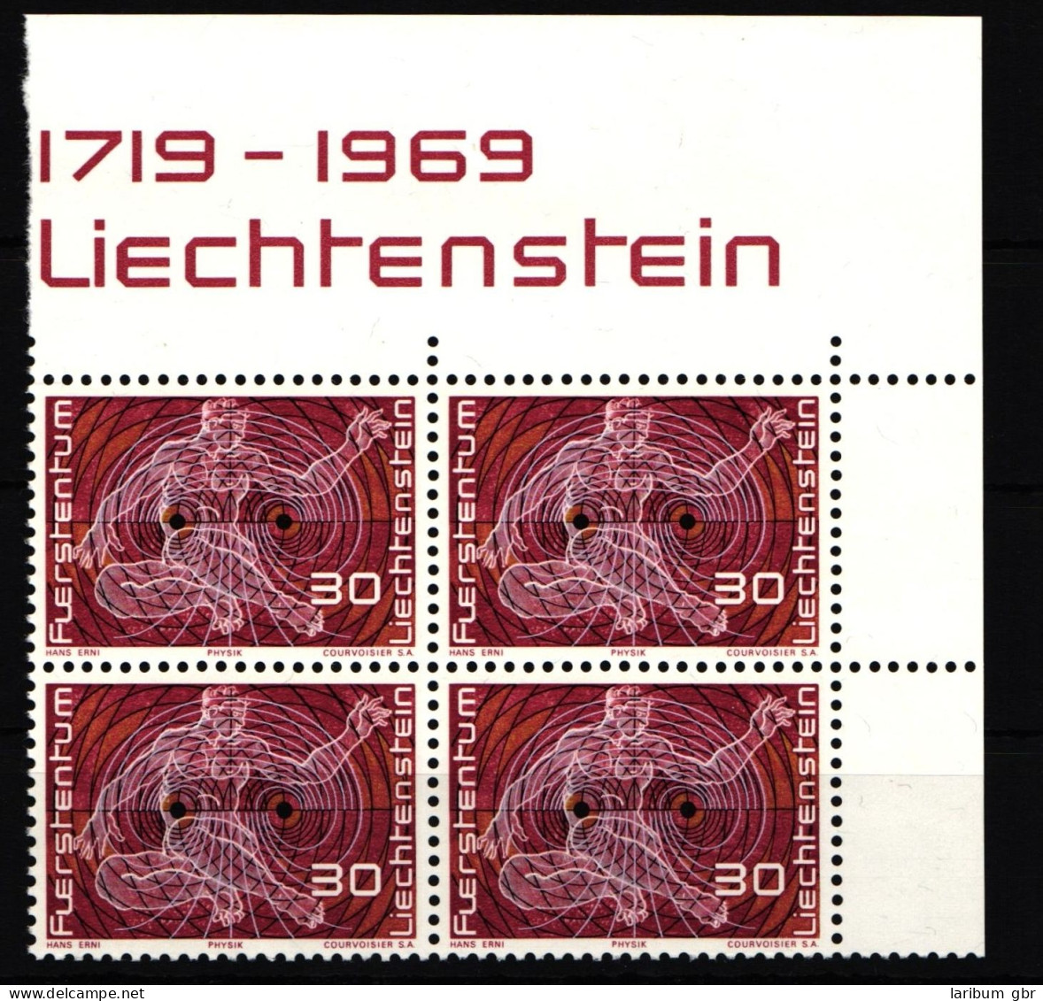 Liechtenstein 509 Postfrisch Als 4er Einheit #JJ195 - Sonstige & Ohne Zuordnung