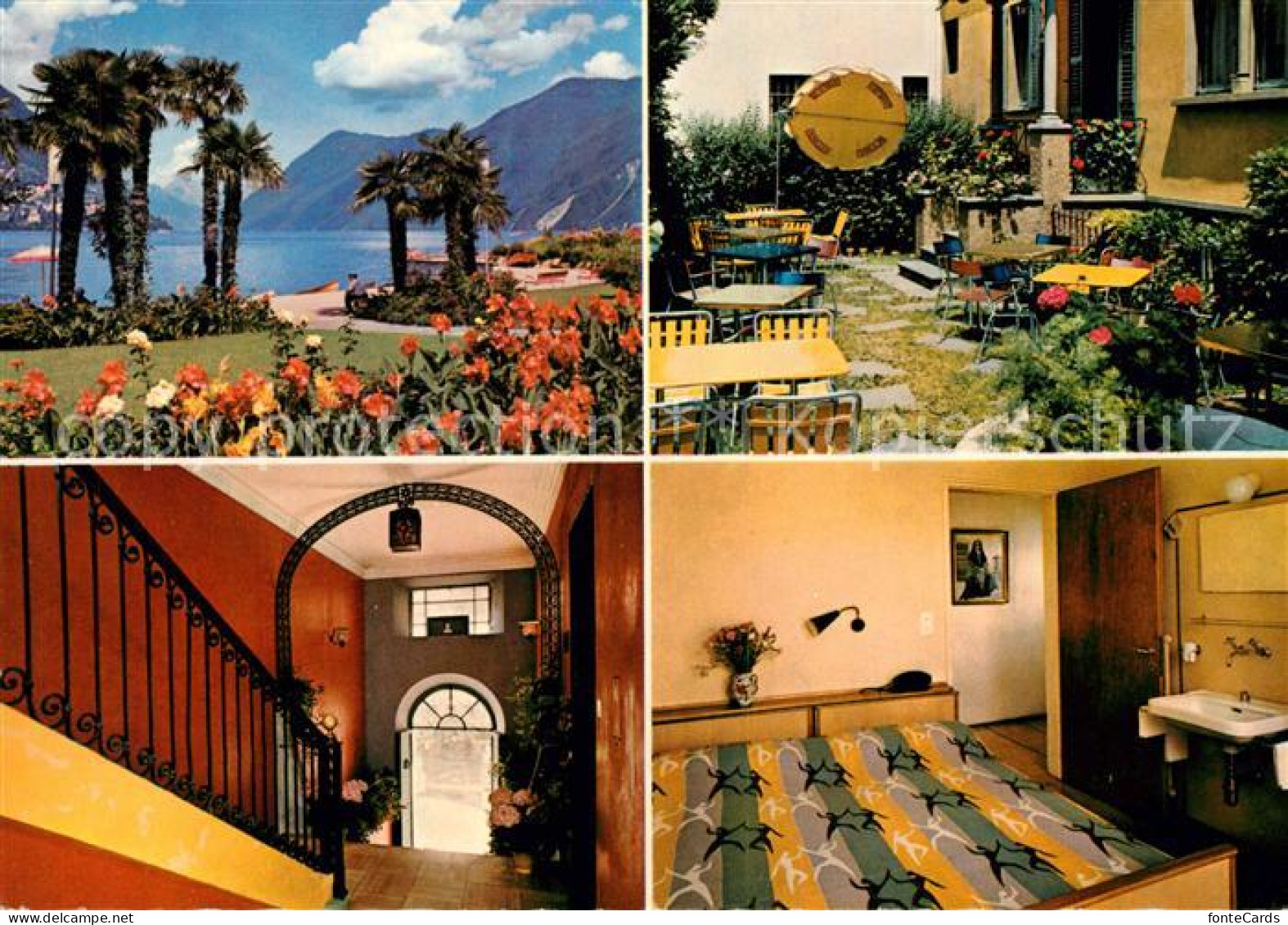13155898 Lugano Lago Di Lugano Hotel Garni Cattedrale Parkanlagen Luganersee Alp - Other & Unclassified