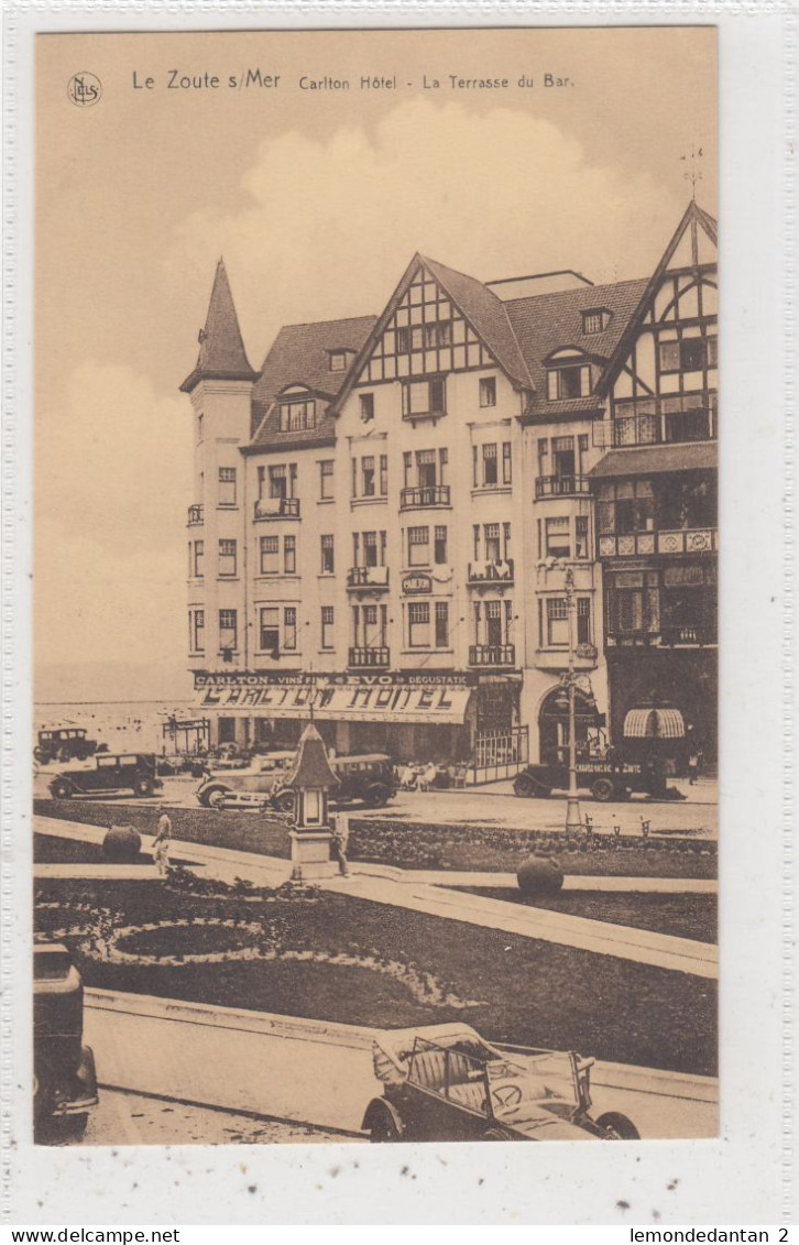 Le Zoute S/Mer. Carlton Hotel - La Terrasse Du Bar. * - Knokke