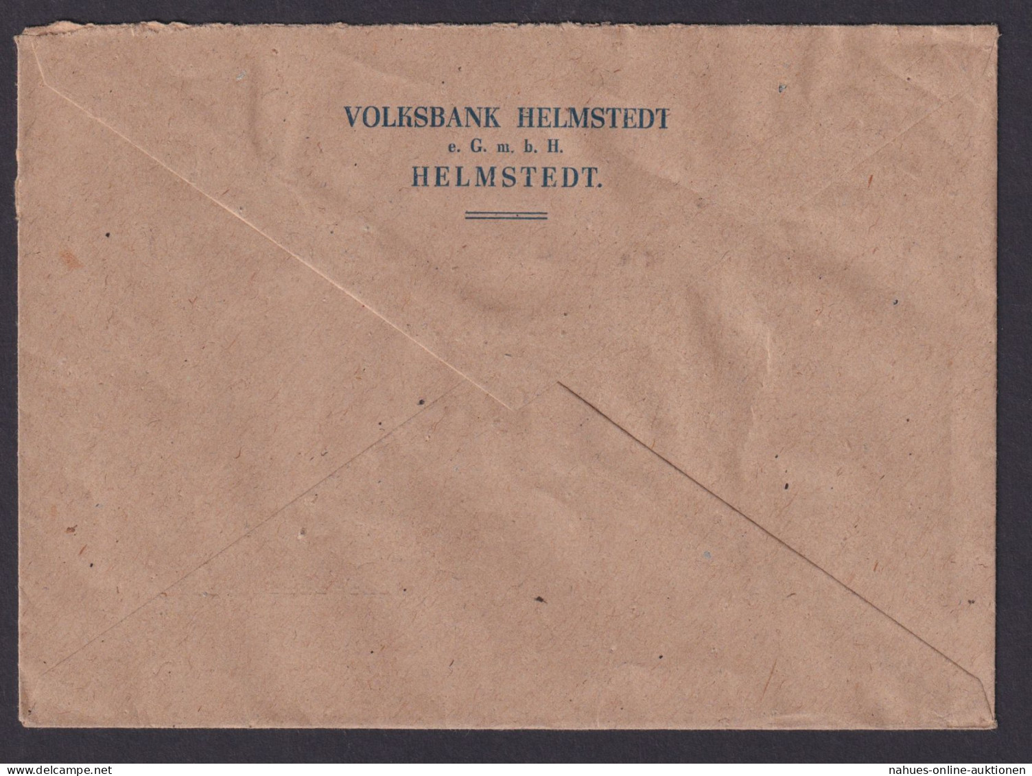 All. Besetzung Brief EF 25 Pfg. 952 Arbeiter Kontrollrat Helmstedt N. Hannover - Altri & Non Classificati