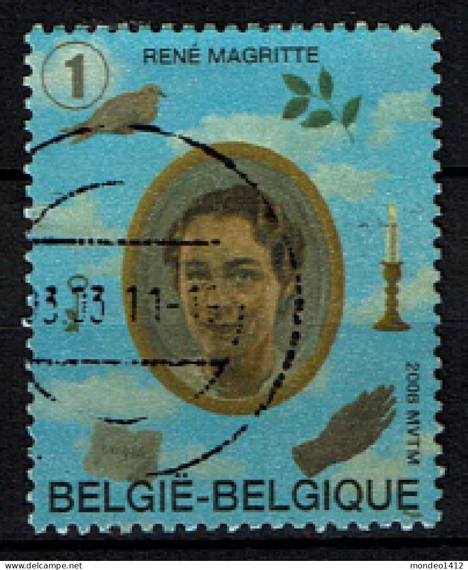 België OBP 3745 - René Magritte - Belgisch Surrealistisch Kunstschilder - Gebruikt