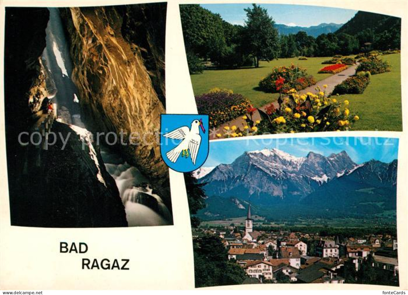 13155334 Bad Ragaz Wasserfall Park Panorama Bad Ragaz - Altri & Non Classificati