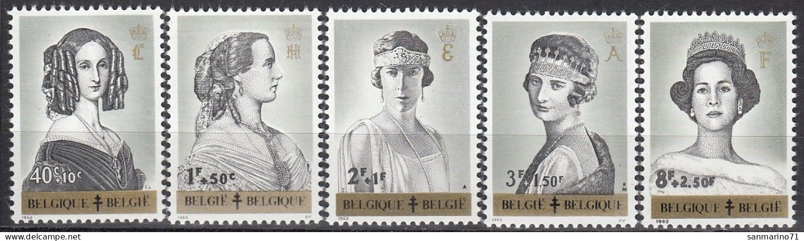 BELGIUM 1293-1297,unused - Femmes Célèbres