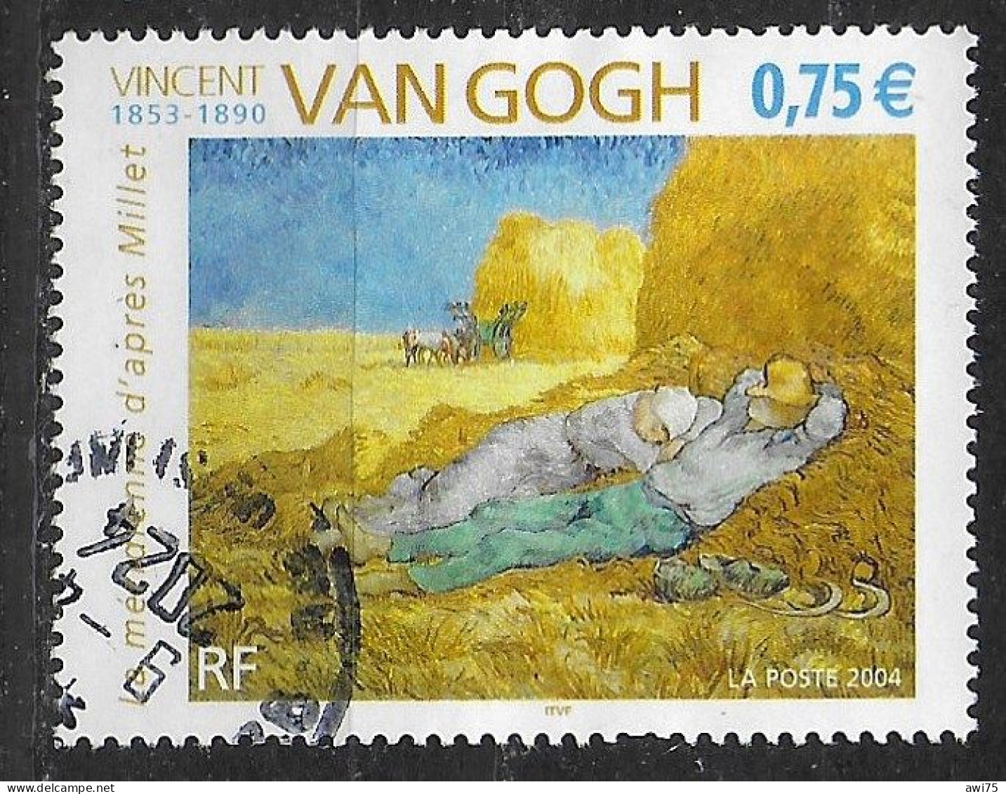 "Vincent Van Gogh - La Méridienne D'après Millet" 2004 - 3690 - Gebruikt