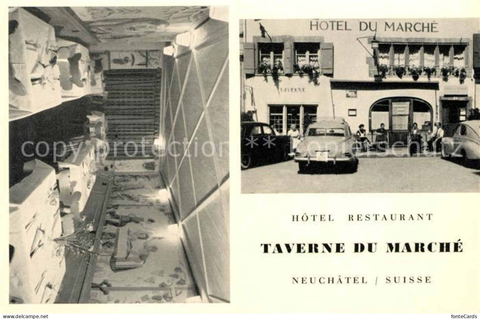 13152341 Neuchatel NE Hotel Restaurant Tavene Du Marche Neuchatel - Sonstige & Ohne Zuordnung