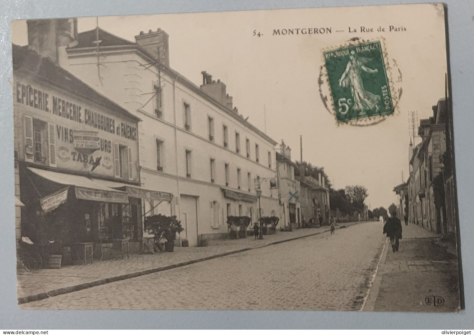 DPT 91 - Montgeron - La Rue De Paris - Zonder Classificatie