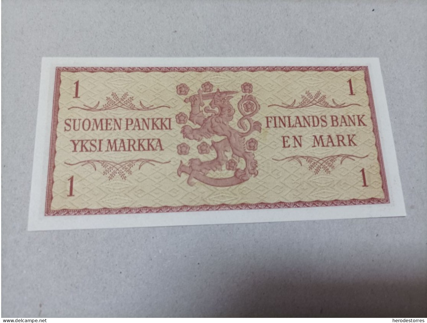 Billete De Finlandia De 1 Markkaa,serie A Especial, Año 1963, UNC - Finlande