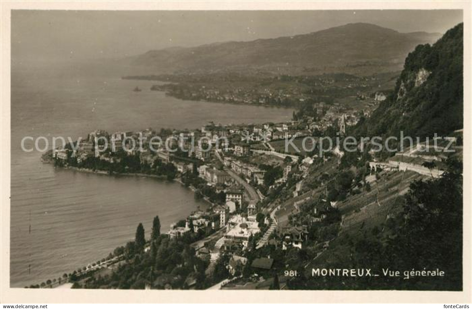 13150402 Montreux VD Panorama Montreux - Sonstige & Ohne Zuordnung