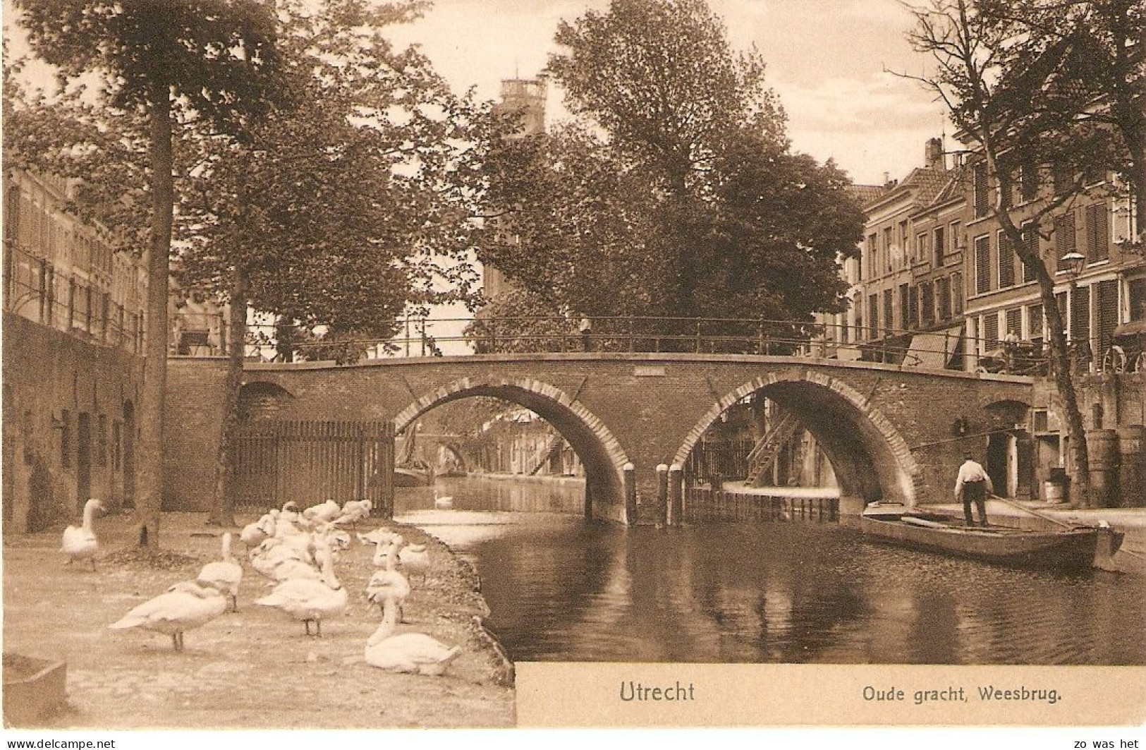 Utrecht, Oude Gracht, Weesbrug - Utrecht