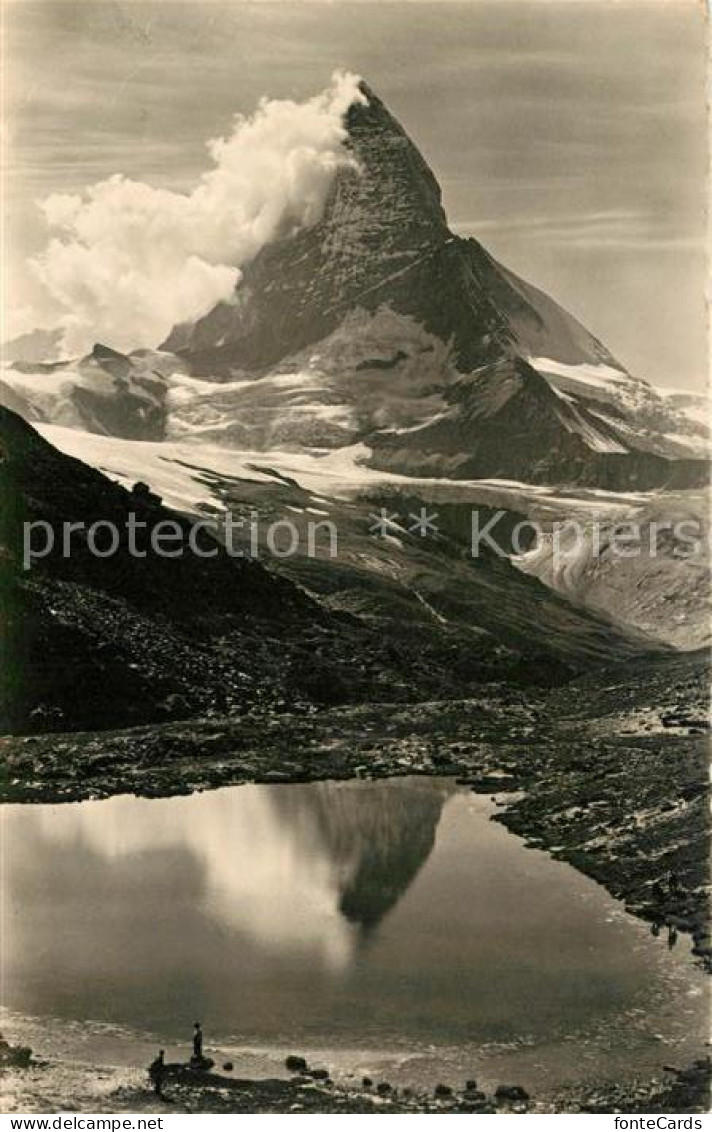 13150400 Zermatt VS Matterhorn Riffelsee Gletscher  - Other & Unclassified