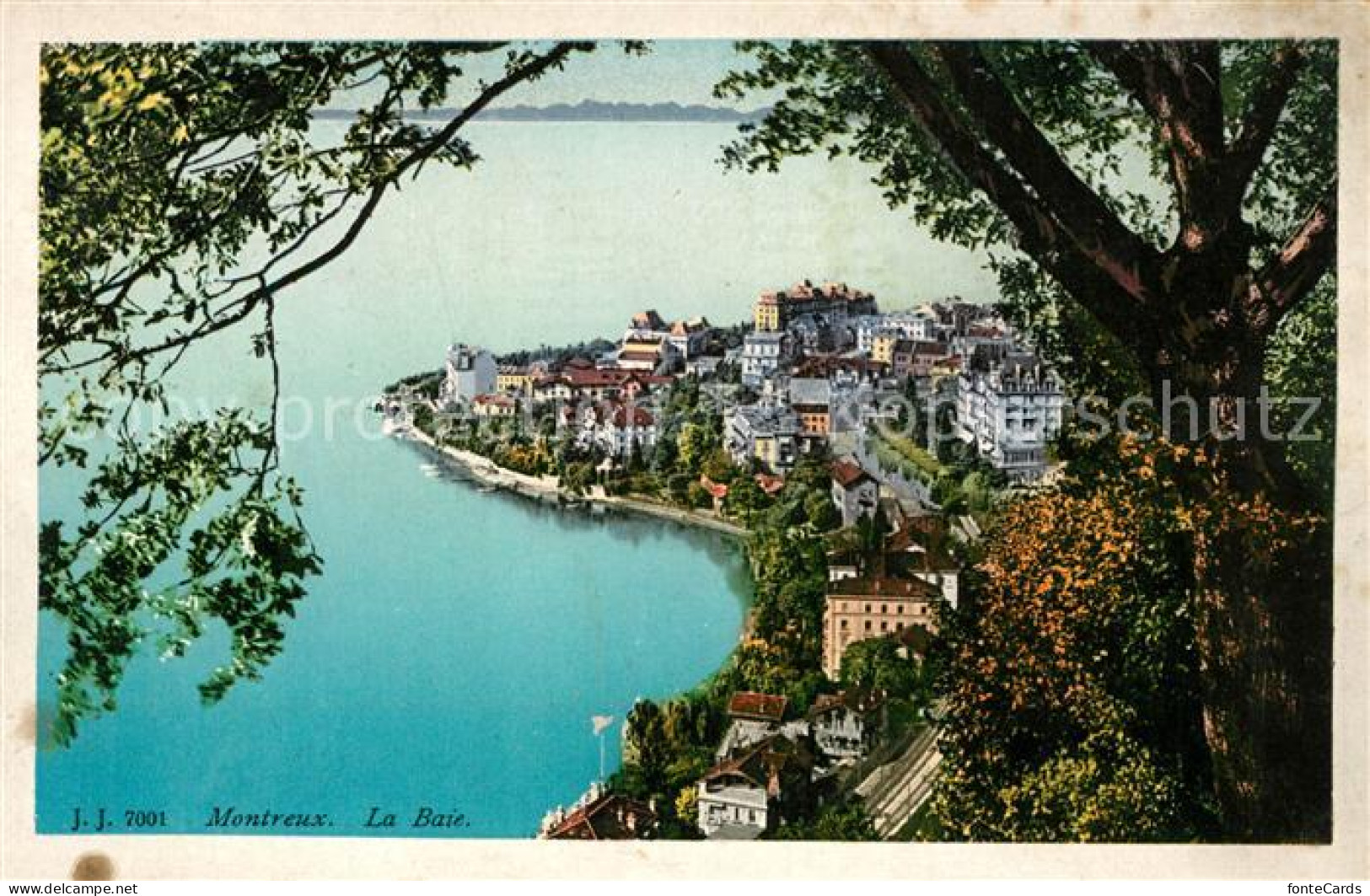 13150394 Montreux VD La Baie Panorama Montreux - Autres & Non Classés