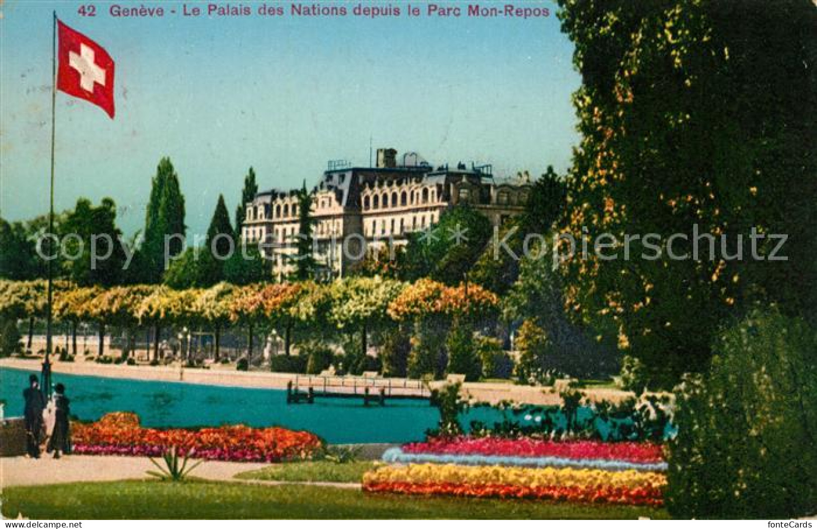 13150392 Genf GE Palais Des Nations Park Mon Repos  - Andere & Zonder Classificatie