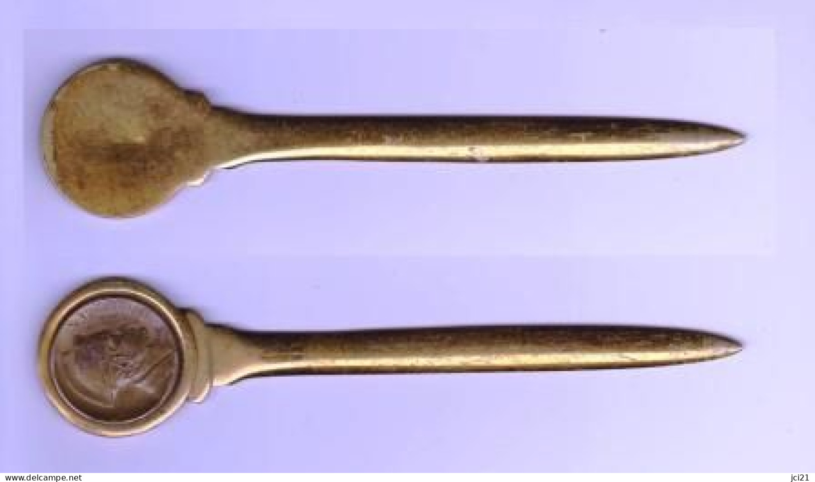 Ouvre Lettre Coupe Papier NAPOLEON 1er Bronze Chantilly Médaille De Louis RAULT [Bte Stylo] (_Di386) - Briefopener