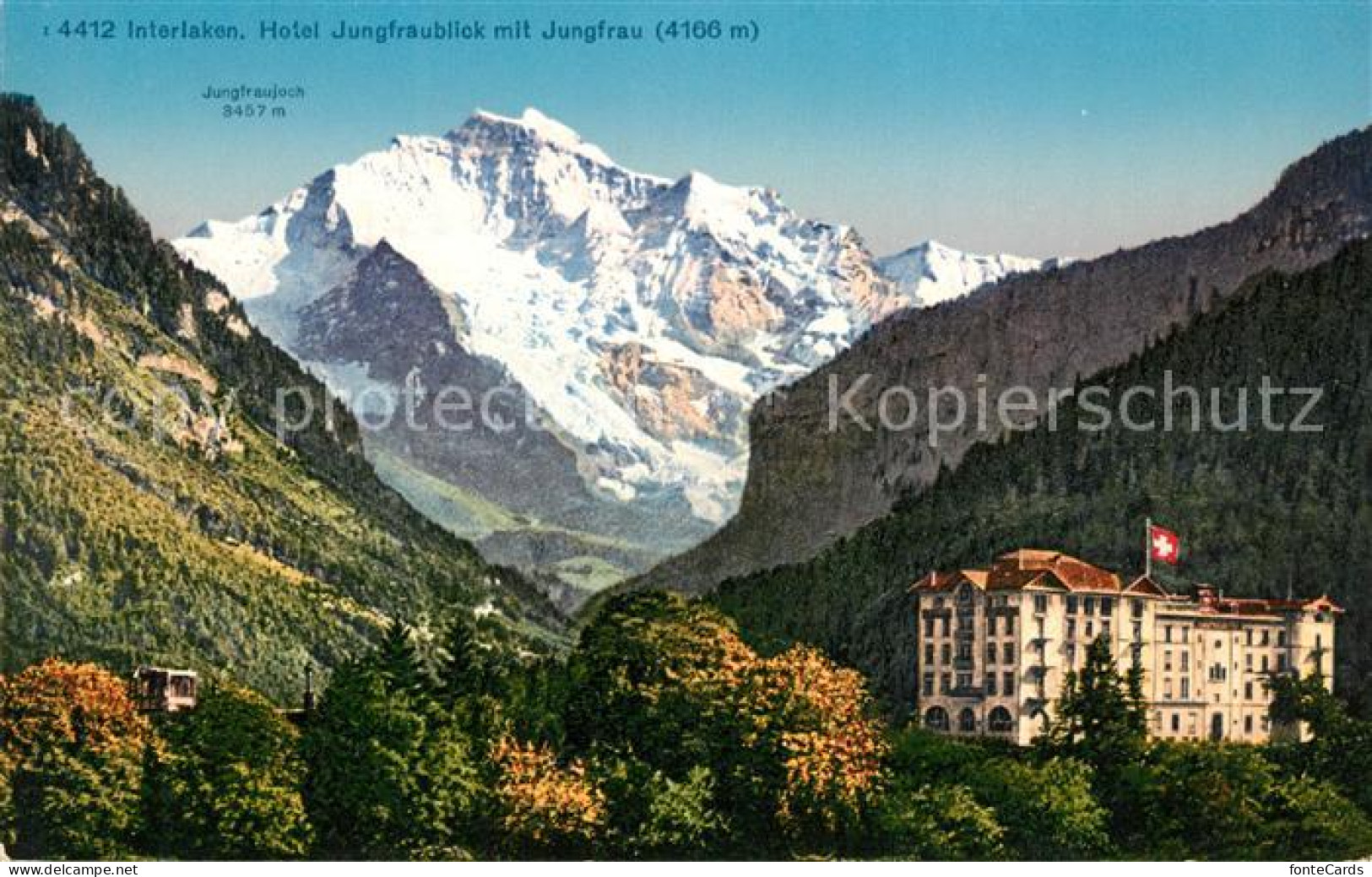 13150373 Interlaken BE Hotel Jungfraublick Jungfrau Interlaken - Autres & Non Classés