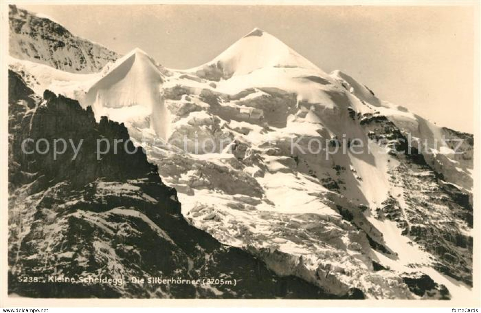 13150364 Kleine Scheidegg Interlaken Silberhoerner Gletscher Kleine Scheidegg - Autres & Non Classés