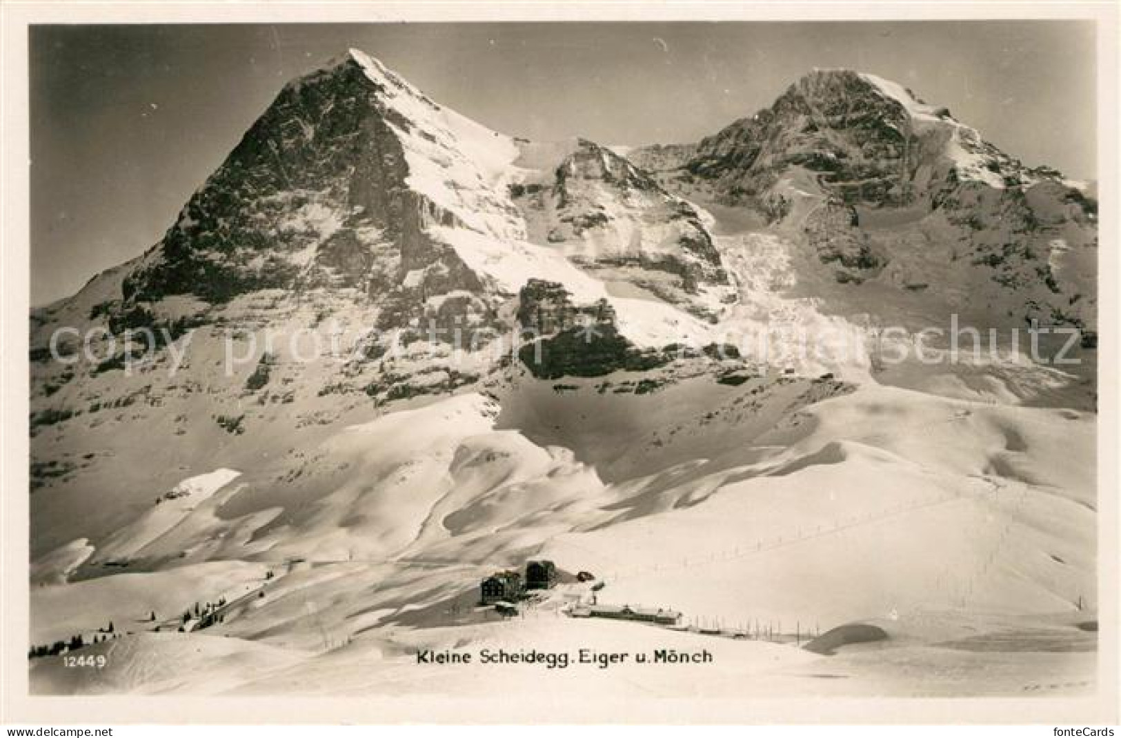 13150363 Kleine Scheidegg Interlaken Eiger Moench Kleine Scheidegg - Autres & Non Classés