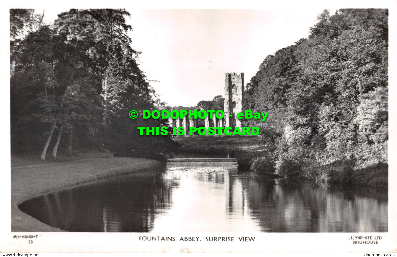 R526142 Fountains Abbey. Surprise View. Lilywhite. Lilywhite. RP. 1963 - Monde