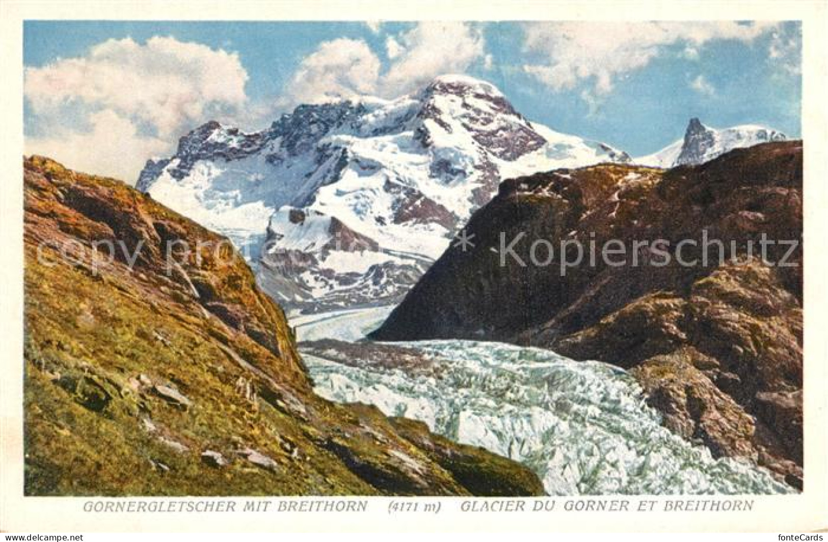 13147101 Gorner Gletscher Breithorn Gorner - Other & Unclassified