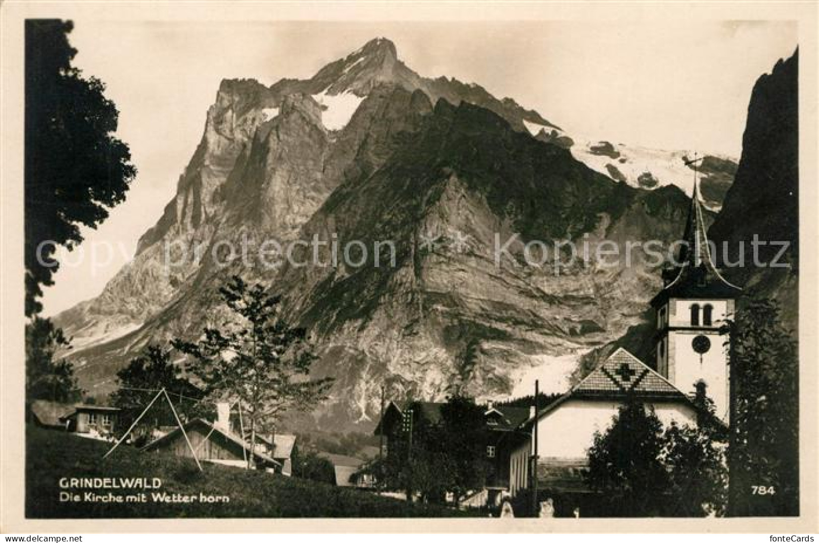 13147083 Grindelwald Wetterhorn Kirche Grindelwald - Other & Unclassified