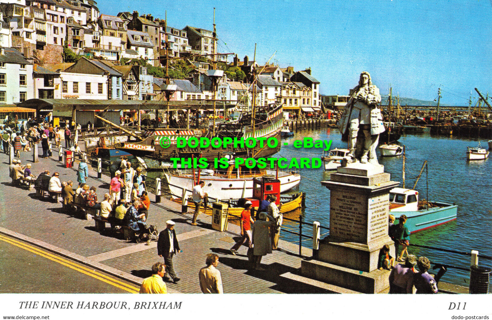 R526154 The Inner Harbour. Brixham. D11. Europa Cards. Ashton Reed - Monde