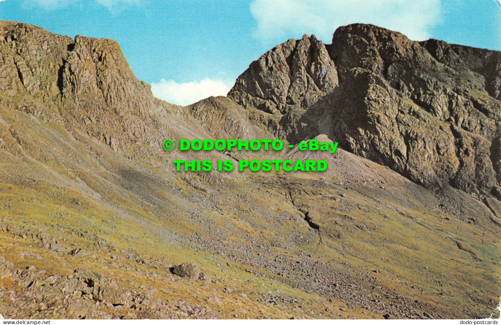 R526361 LKD 340. Scafell Crags And Mickledore. Gomis. Helvellyn House. 1975 - Monde