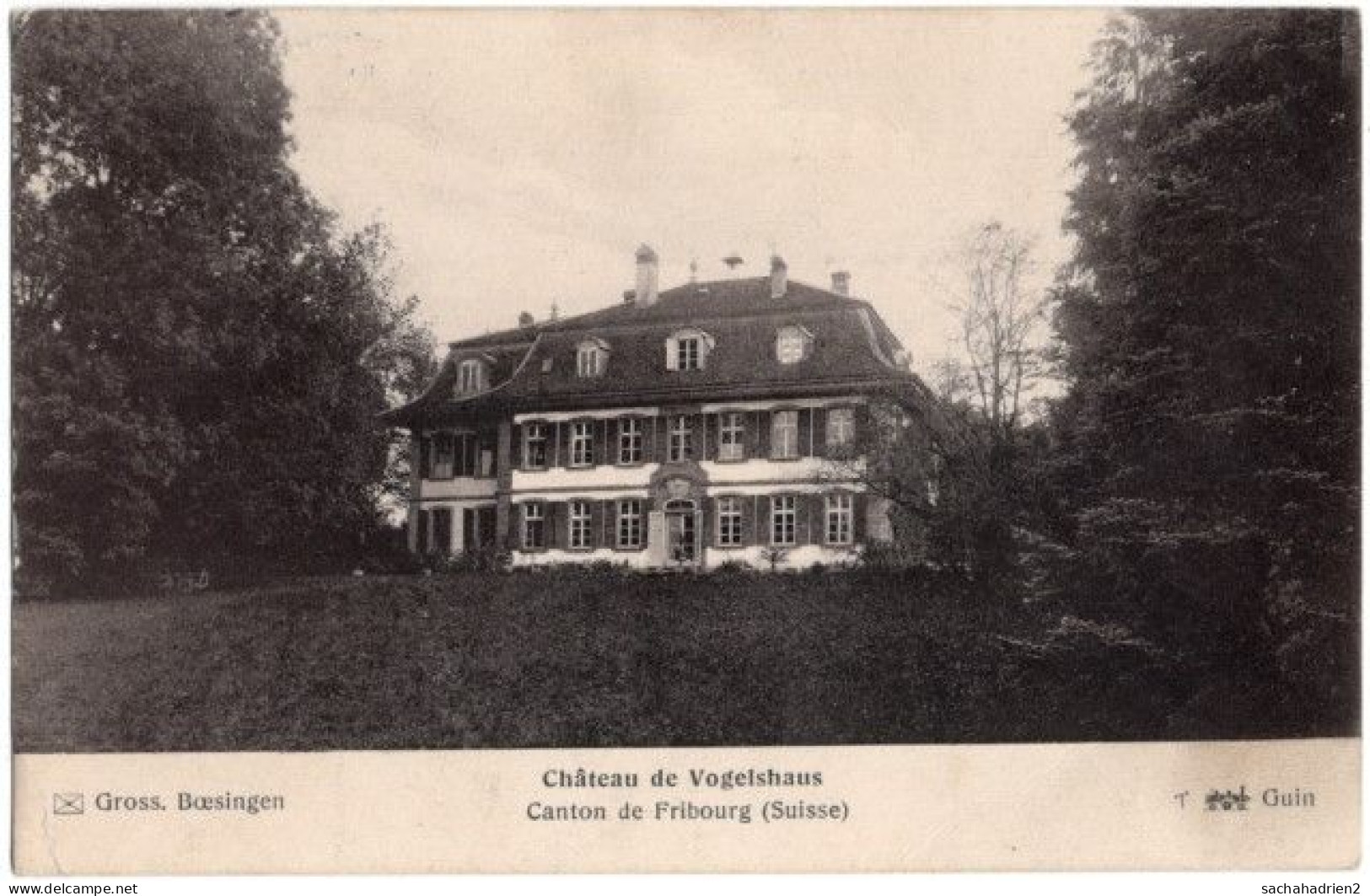 BOESINGEN. Château De Vogelshaus - Andere & Zonder Classificatie