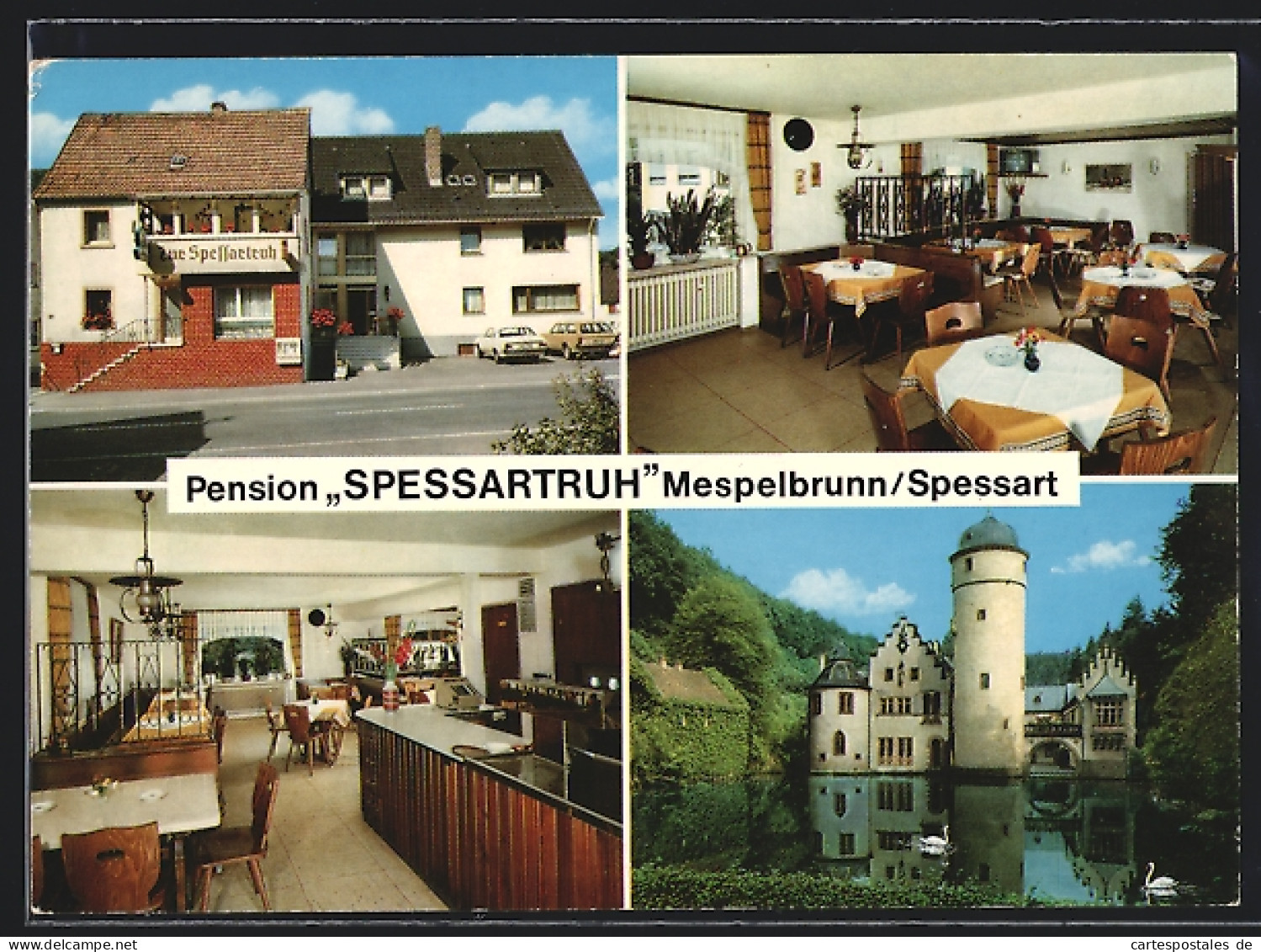 AK Mespelbrunn /Spessart, Hotel-Pension Spessartruh  - Altri & Non Classificati