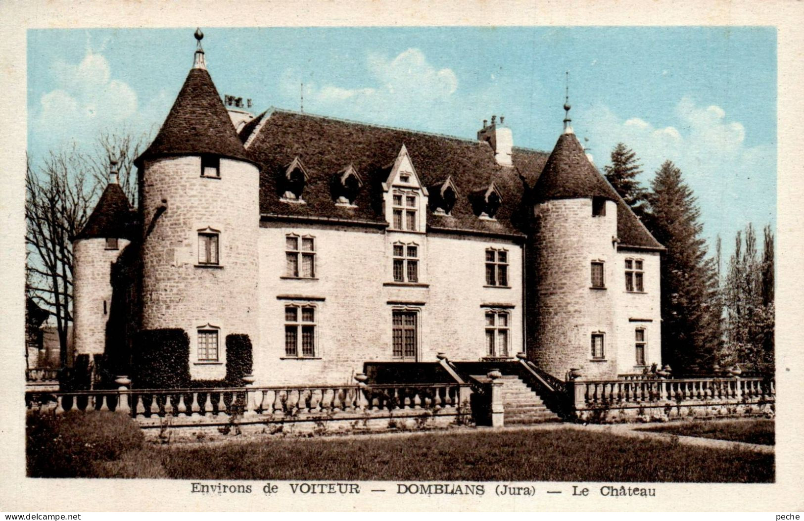 N°1188 W -cpa Château De Domblans - Châteaux