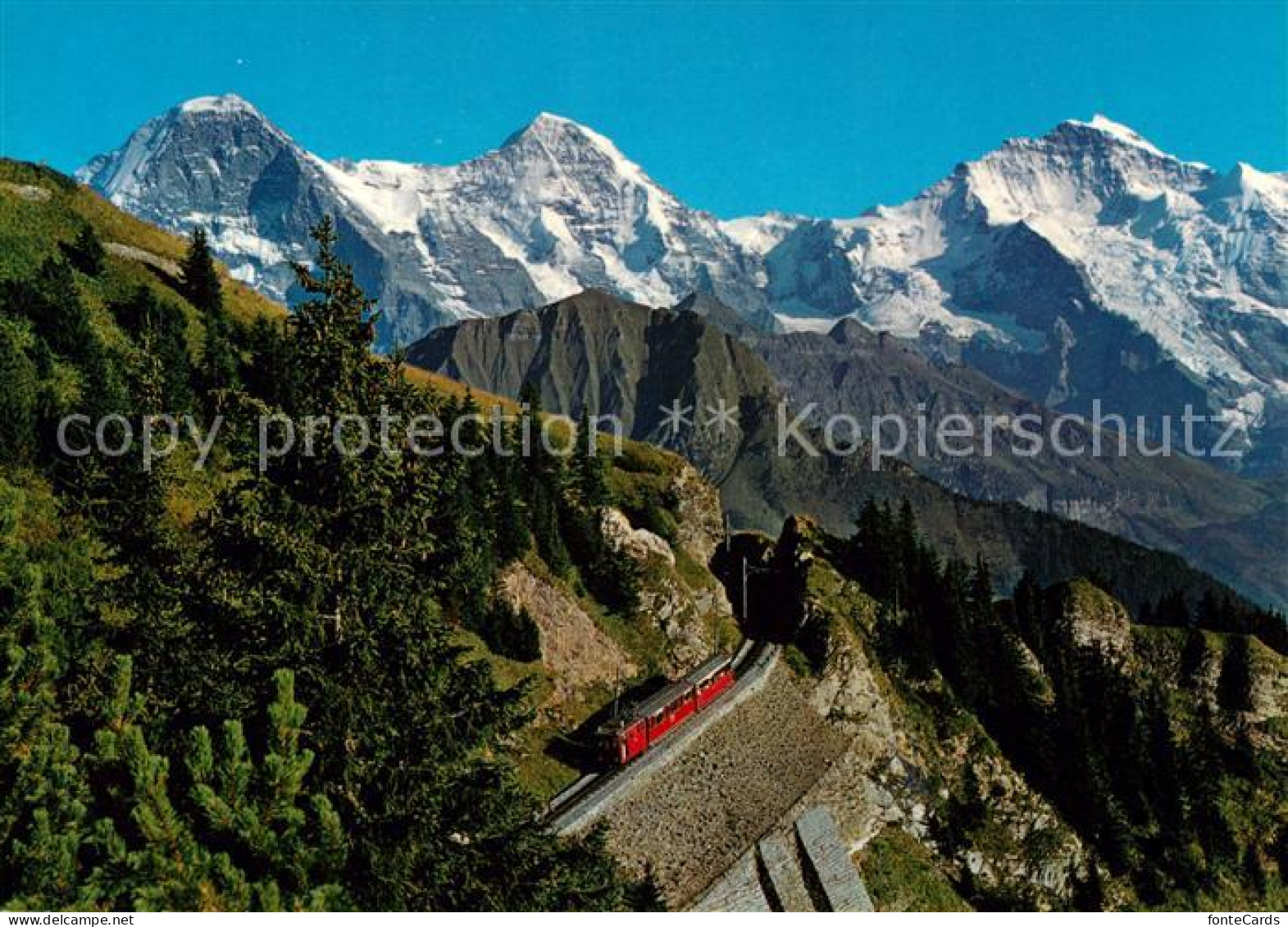 13143370 Schynige-Platte-Bahn Eiger Moench Jungfrau Schynige-Platte-Bahn - Autres & Non Classés