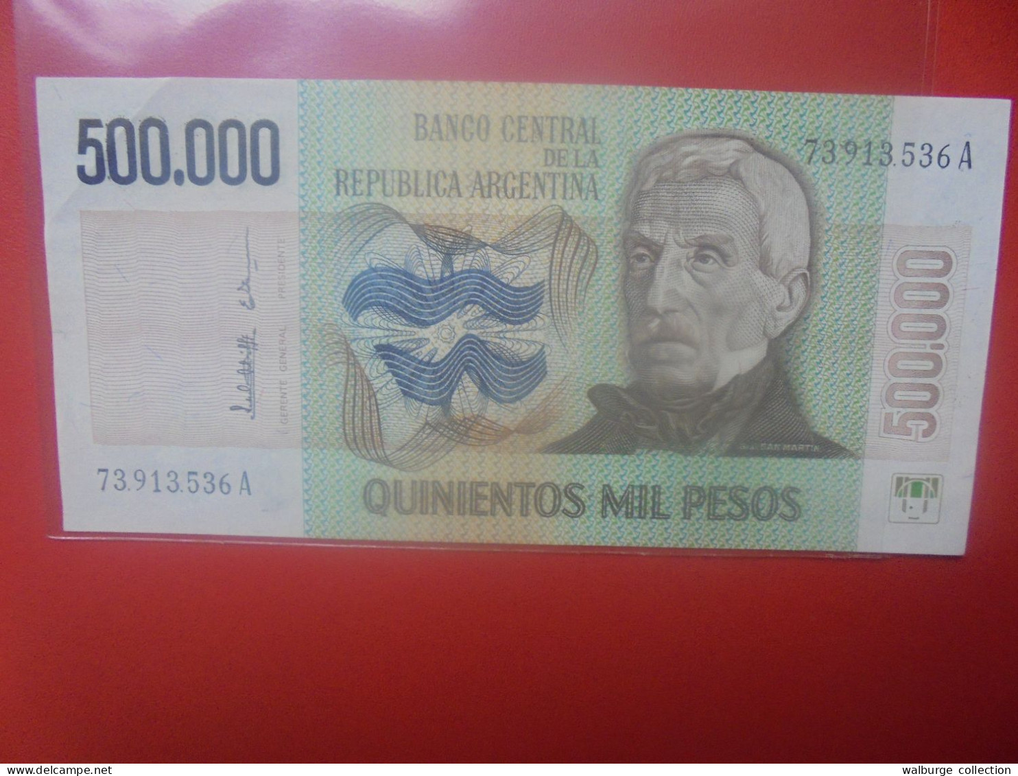 ARGENTINE 500.000 PESOS 1980-83 Circuler (B.33) - Argentinië