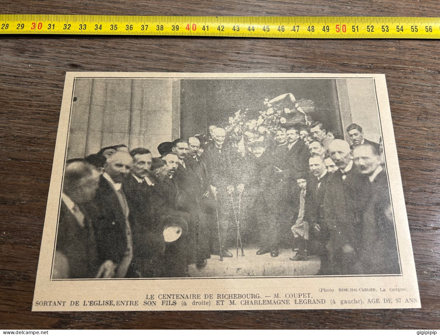 1930 GHI16 CENTENAIRE DE RICHEBOURG Saint Vaast L Avoué Auguste COUPET CHARLEMAGNE LEGRAND - Verzamelingen