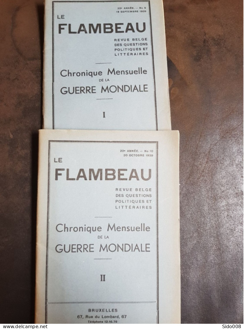 Le Flambeau Chronique Mensuelle De La Guerre Mondiale - Autres & Non Classés