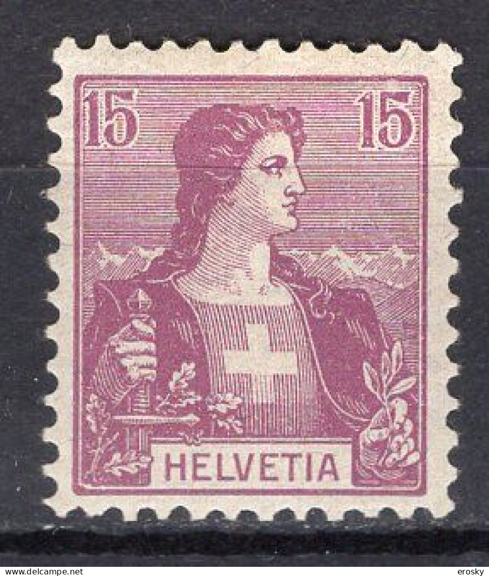 T3284 - SUISSE SWITZERLAND Yv N°118 * - Unused Stamps