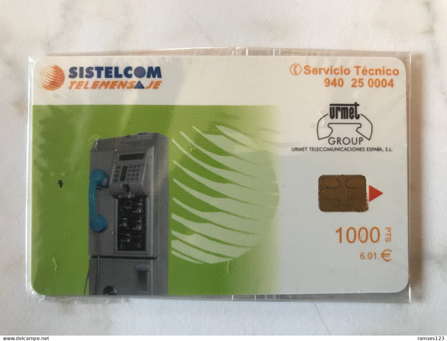 SPAIN  TEST   URMET  SISTELCOM MINT IN SEALED - Dienstkarten