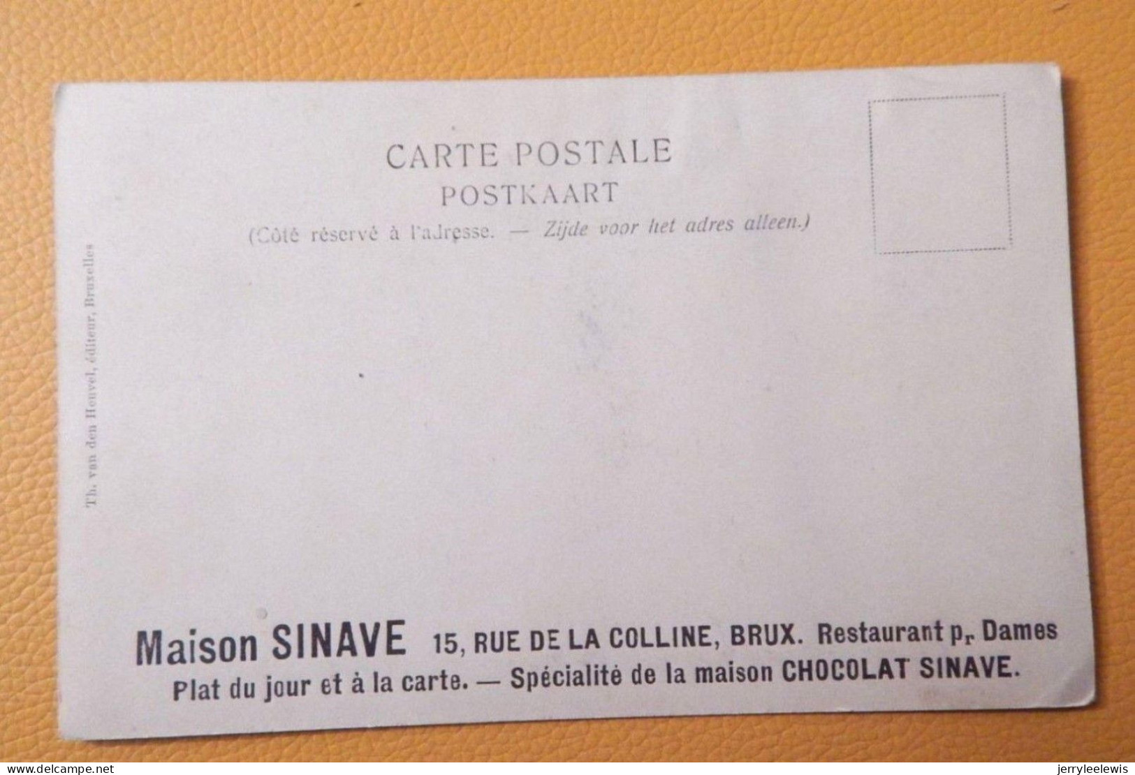 BRUXELLES  - Maison Sinave , Rue De L'Etuve - Zu Identifizieren