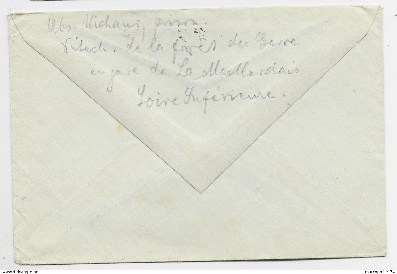 LOIRE INFERIEURE LETTRE FM C. PERLE LE GAVRE 26.9.1915 + DETACHEMENT DES PRISONNIERS DE GUERRE DE LA FORET DU GRAVE - Oorlog 1914-18