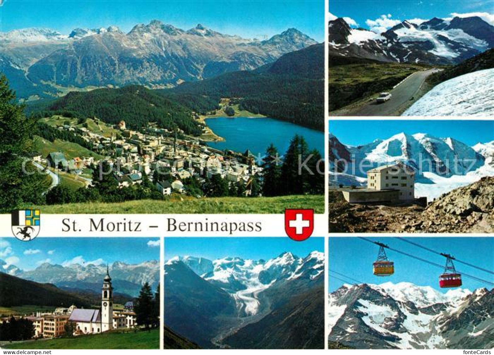 13133508 St Moritz GR Berninapass Pontresina Lagalp Luftseilbahn St Moritz GR - Otros & Sin Clasificación