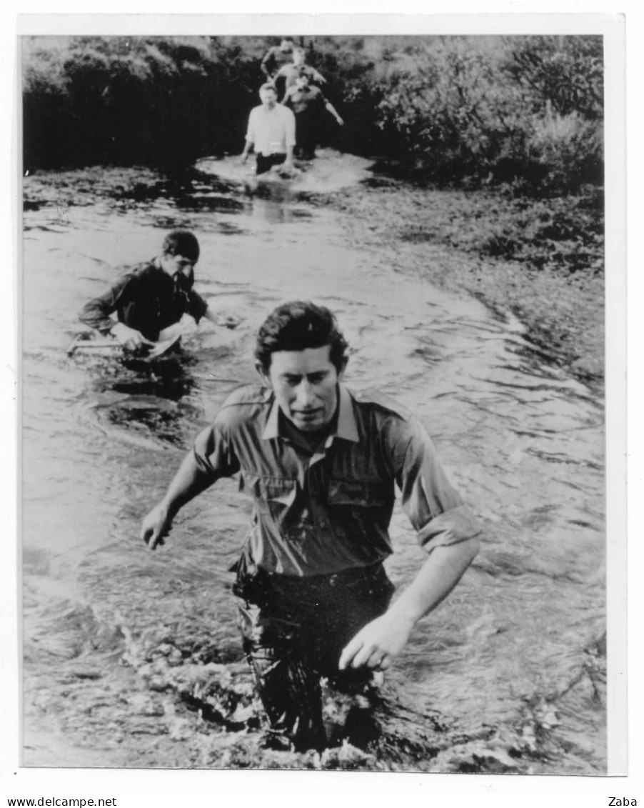 1975 Prince CHARLES On Military Training Photograph - Autres & Non Classés