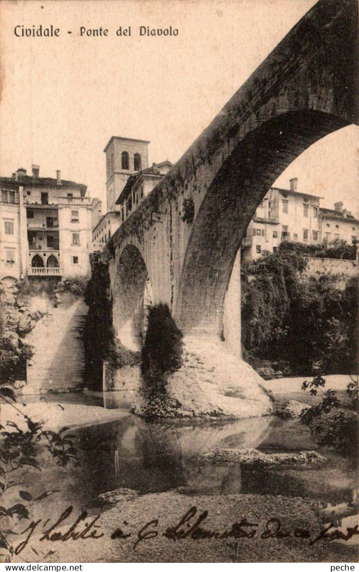 N°1191 W -cpa Cividale -ponte Del Diavolo- - Altri & Non Classificati