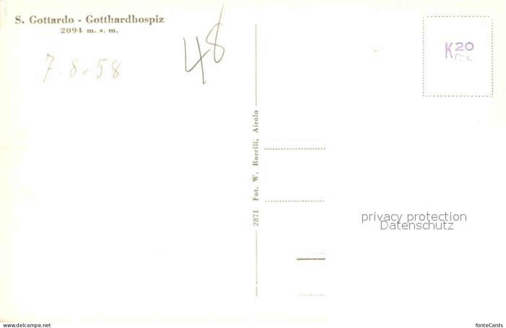 13130311 San Gottardo Gotthardhospiz San Gottardo - Other & Unclassified