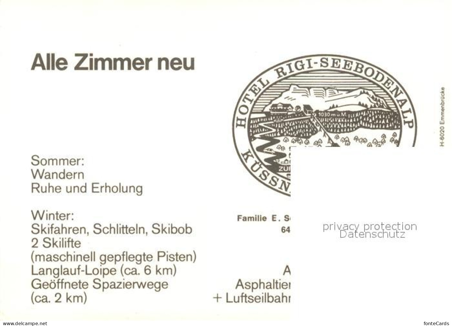 13130270 Kuessnacht Hotel Rigi-Seebodenalp  Kuessnacht Am Rigi - Andere & Zonder Classificatie