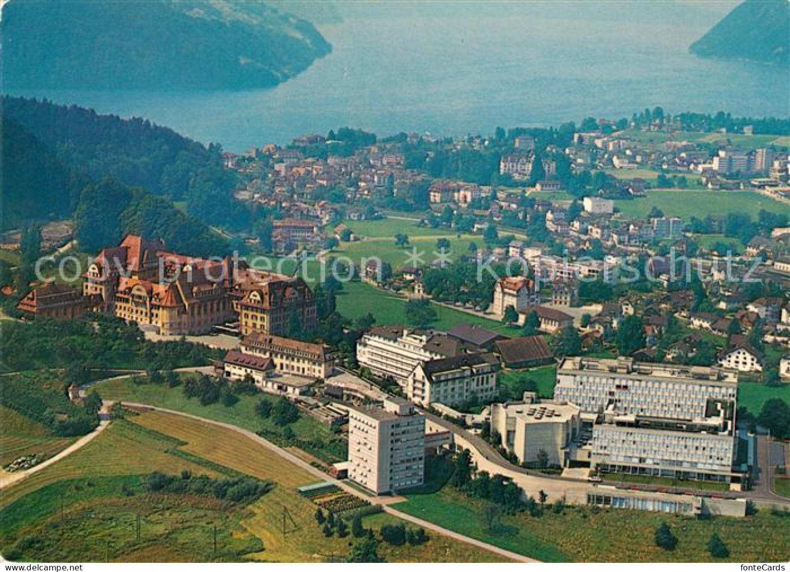 13130223 Ingenbohl Institut Ingenbohl Fliegeraufnahme Mutterhaus Theresianum Ing - Sonstige & Ohne Zuordnung