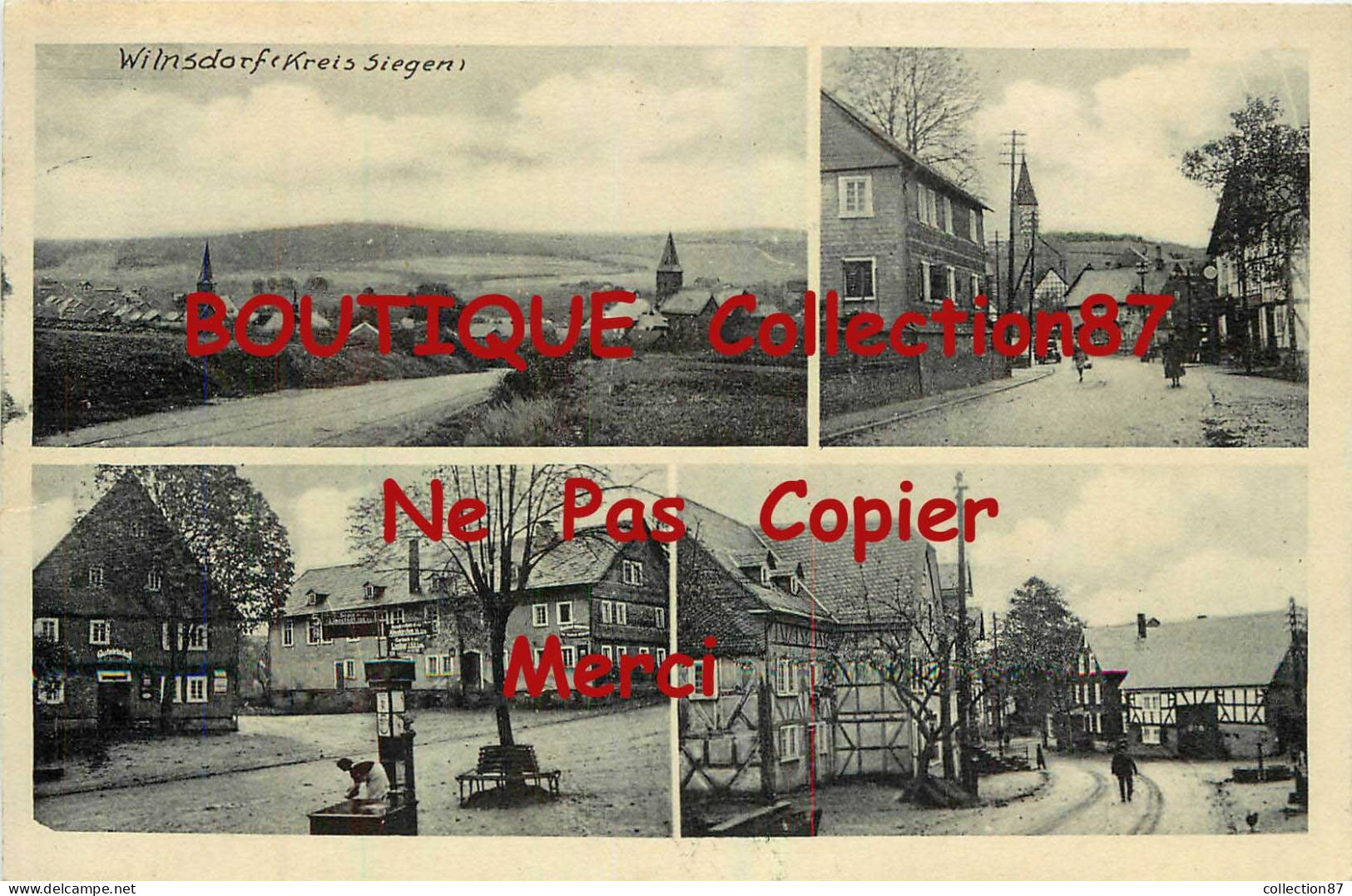 ALLEMAGNE < WILNSDORF -- 4 Alte Dorfansichten - Siegen