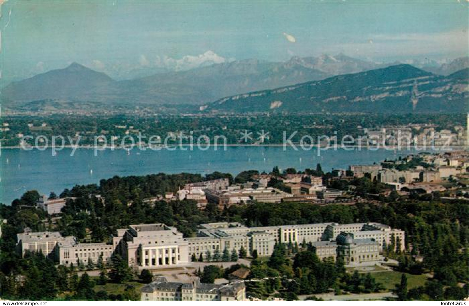 13129773 Geneve GE Fliegeraufnahme Palais Des Nations Unies  Geneve - Sonstige & Ohne Zuordnung