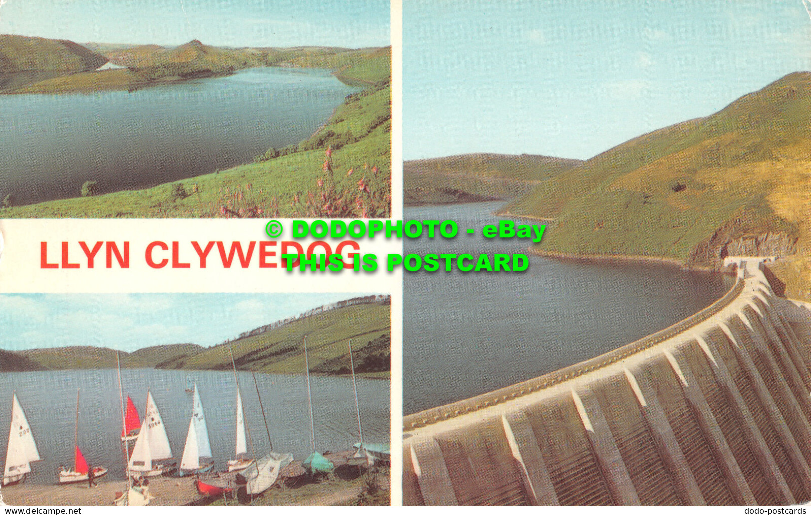 R526436 Llyn Clywedog. Cotman Color Series. Jarrold. Multi View - World
