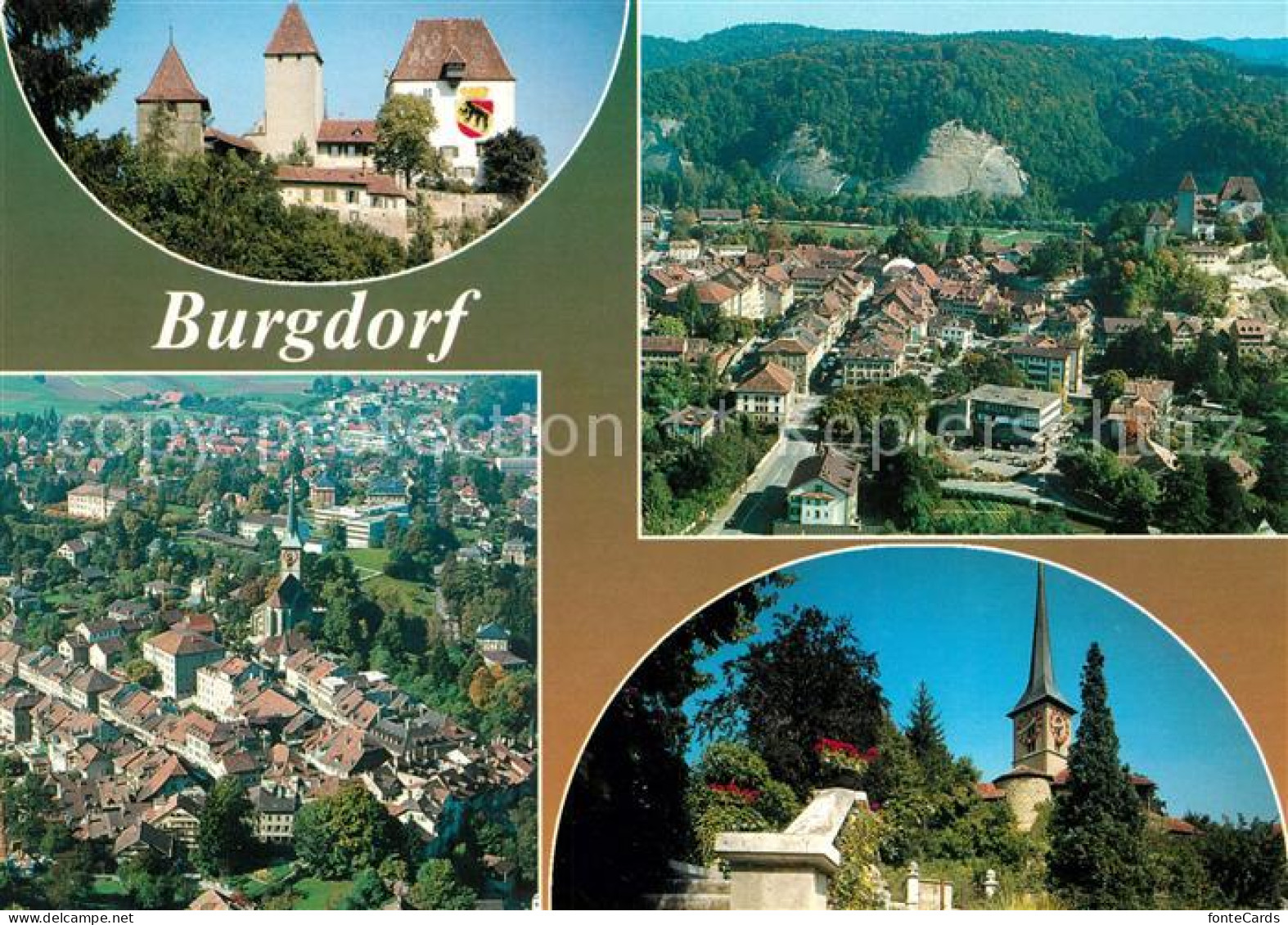 13129488 Burgdorf Bern Fliegeraufnahme Burgdorf - Other & Unclassified