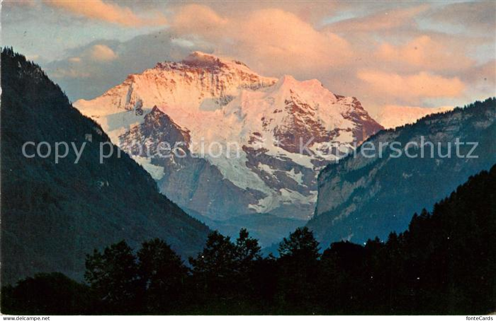 13127884 Interlaken BE Jungfrau Abendstimmung Interlaken BE - Altri & Non Classificati