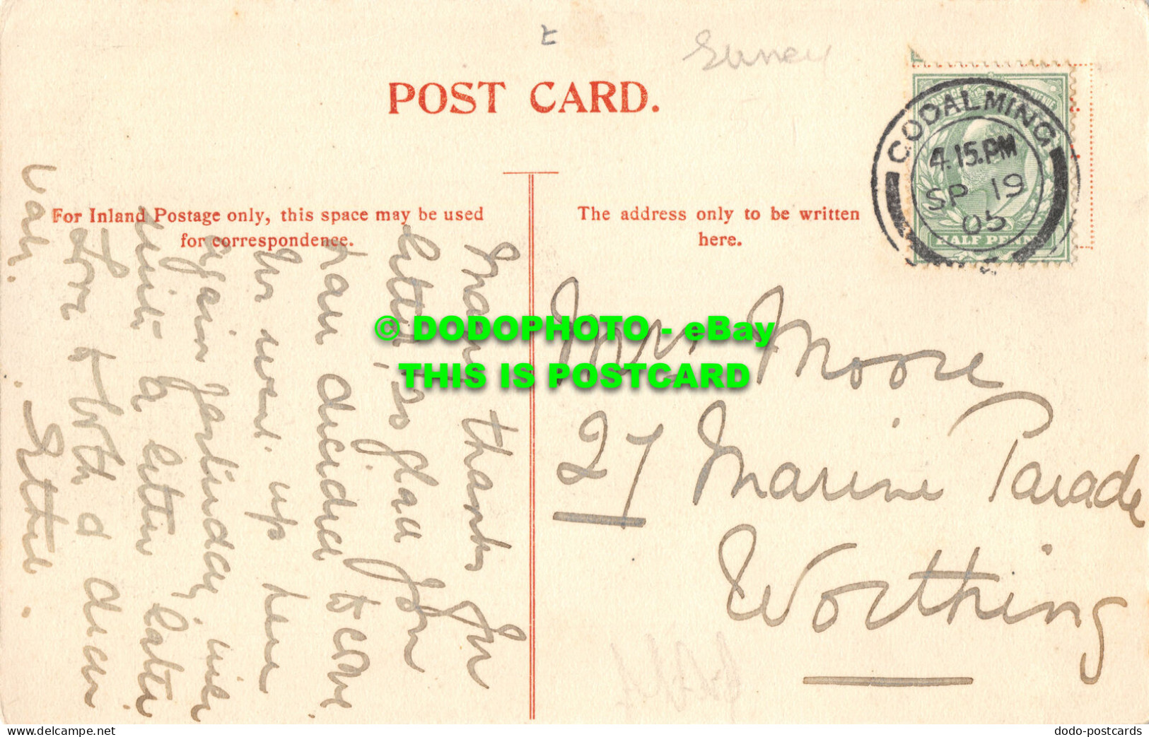 R526712 Hindhead. Waggoner Wells. 1905 - World
